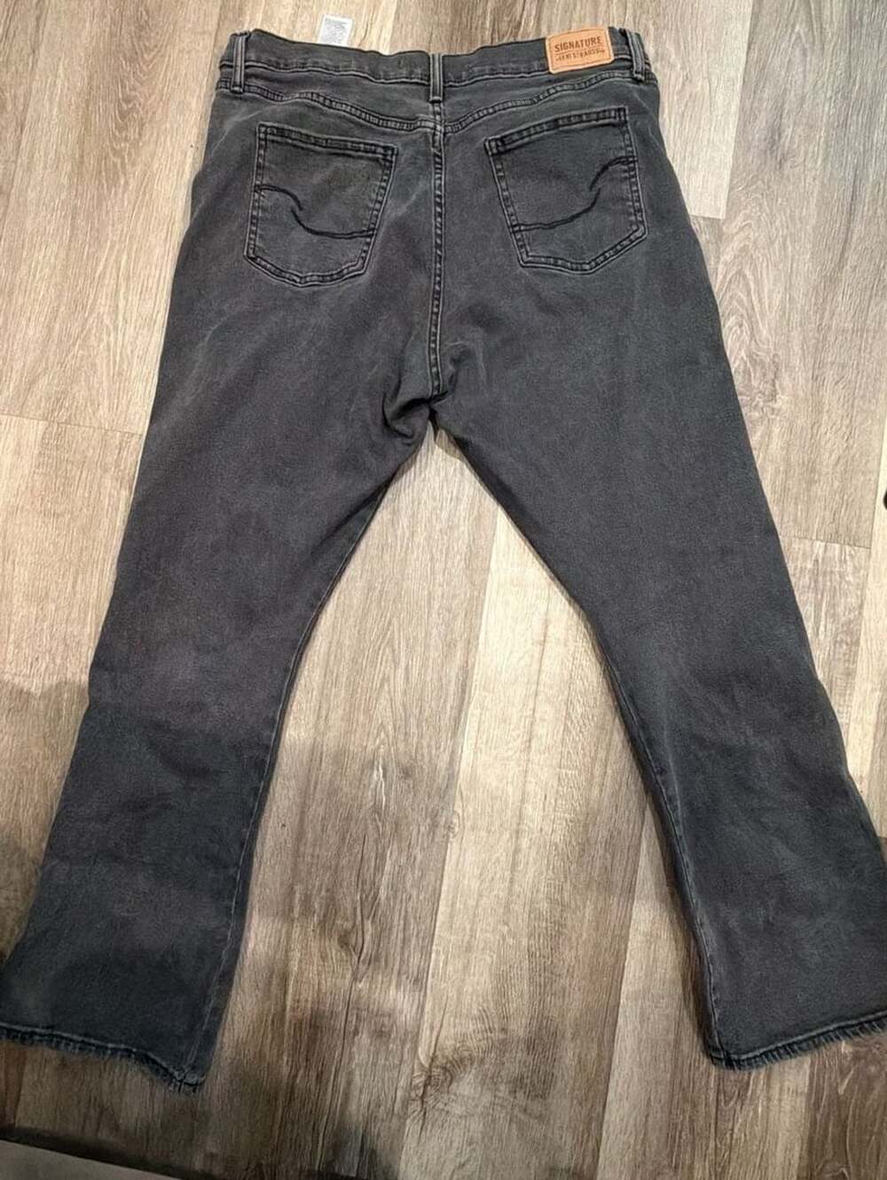 Signature by Levi Strauss & Co. Heritage High-Rise Kick Boot Jeans Black